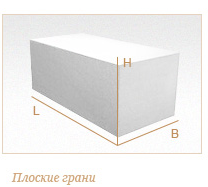 Газобетонный блок ГРАС D350, 600x200x300 мм