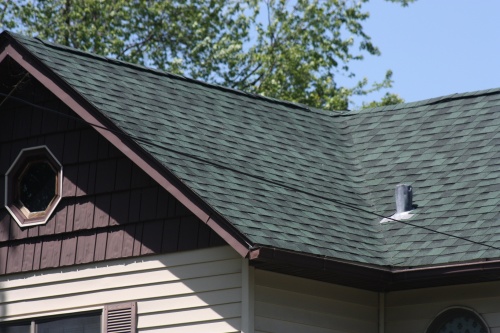 Гибкая битумная черепица IKO BiberShield Forest Green RAL 6021