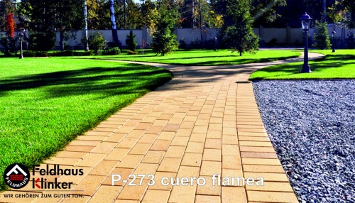 Клинкерная брусчатка P273KF cuero flamea