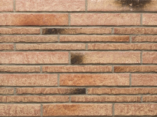 Фасадная плитка (ригель) Stroeher Zeitlos 357 backstein, ригель 400x35x14 мм